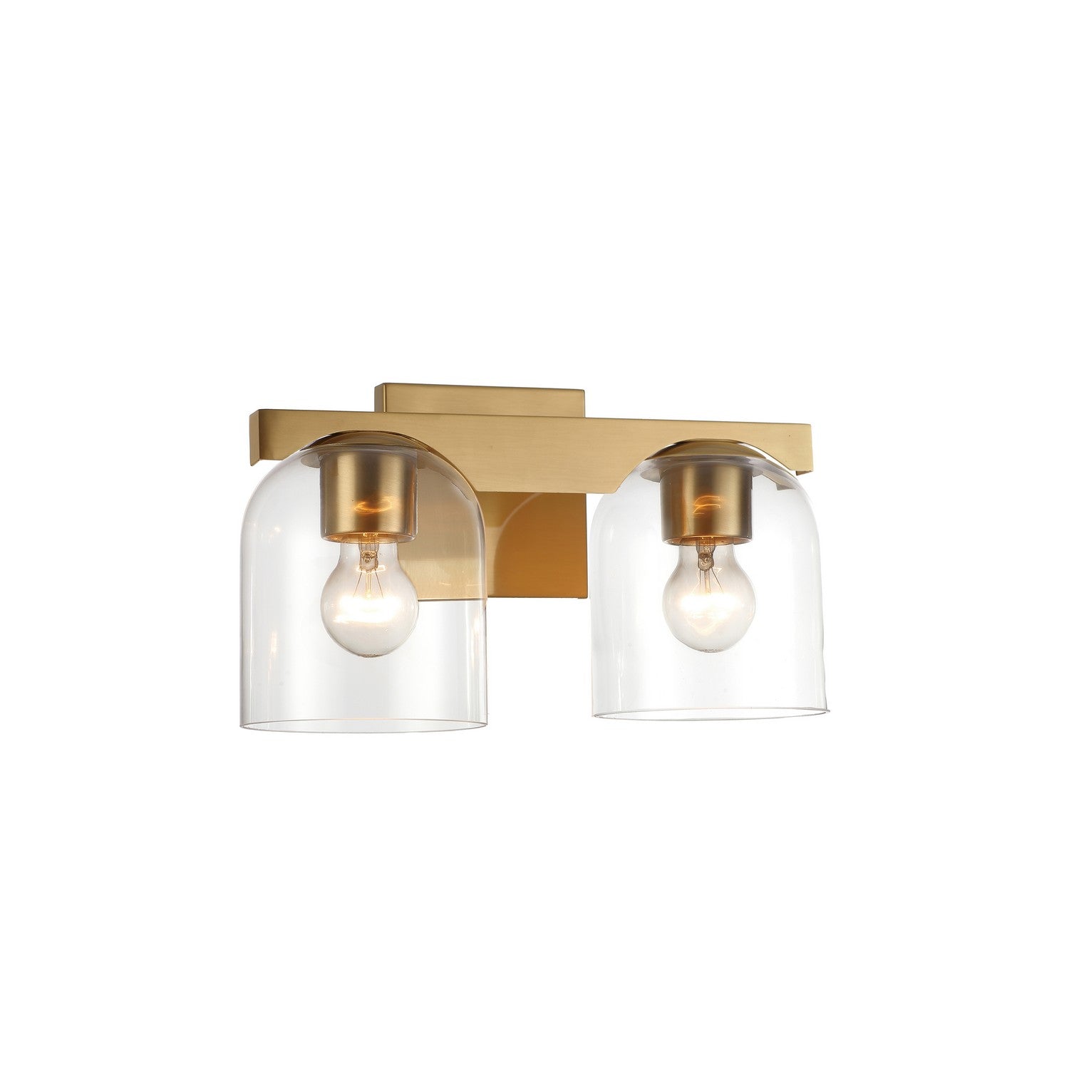 Scoop Two Light Bath Vanity in Multiple Finishes