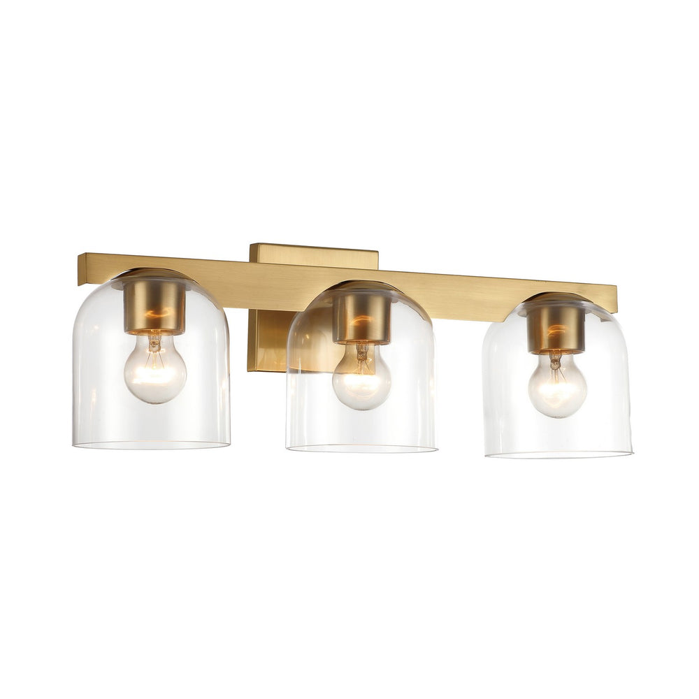 Scoop Three Light Bath Vanity in Multiple Finishes - Maison&Co.