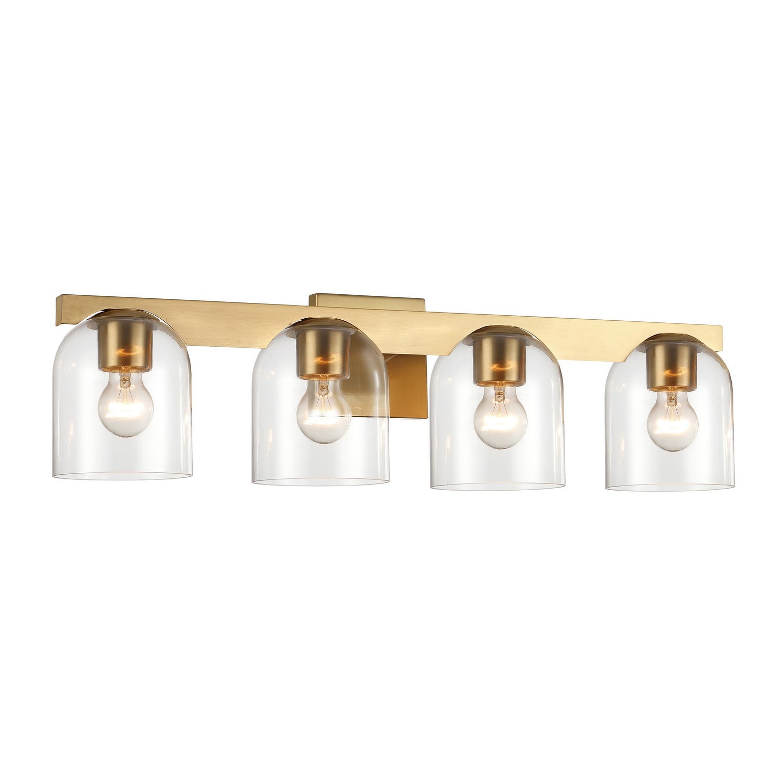 Scoop Four Light Bath Vanity in Multiple Finishes