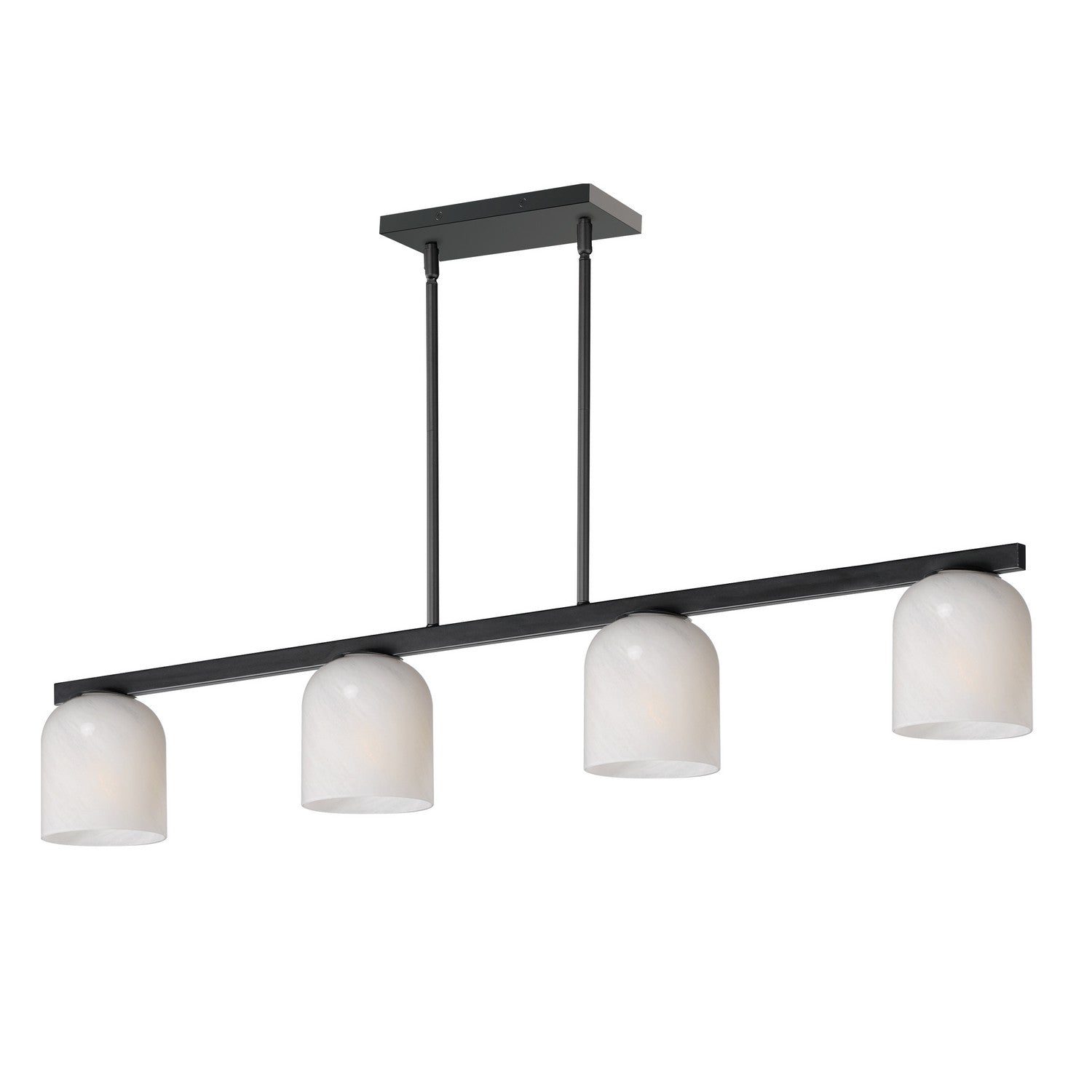 Scoop Four Light Linear Pendant in Multiple Finishes