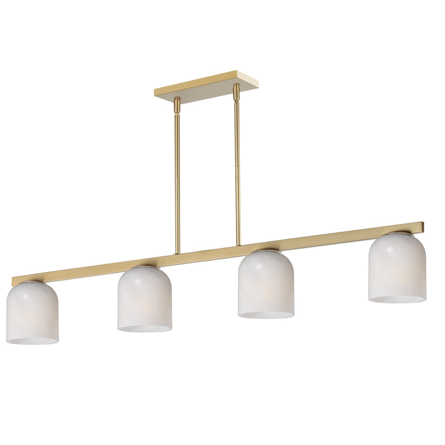Scoop Four Light Linear Pendant in Multiple Finishes