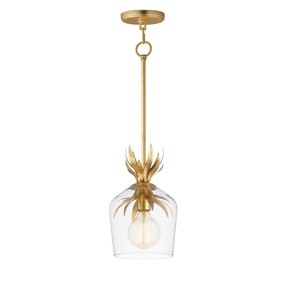 Maxim - 2871GL - One Light Pendant - Paloma - Gold Leaf
