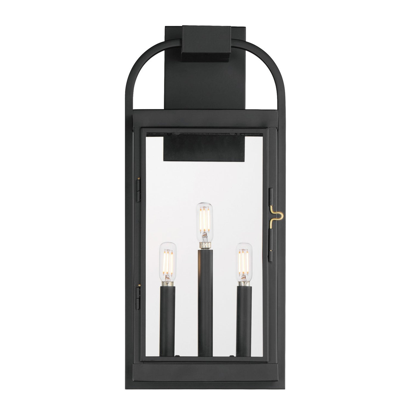 Maxim - 30804CLBK - Three Light Outdoor Wall Sconce - Bonham - Black