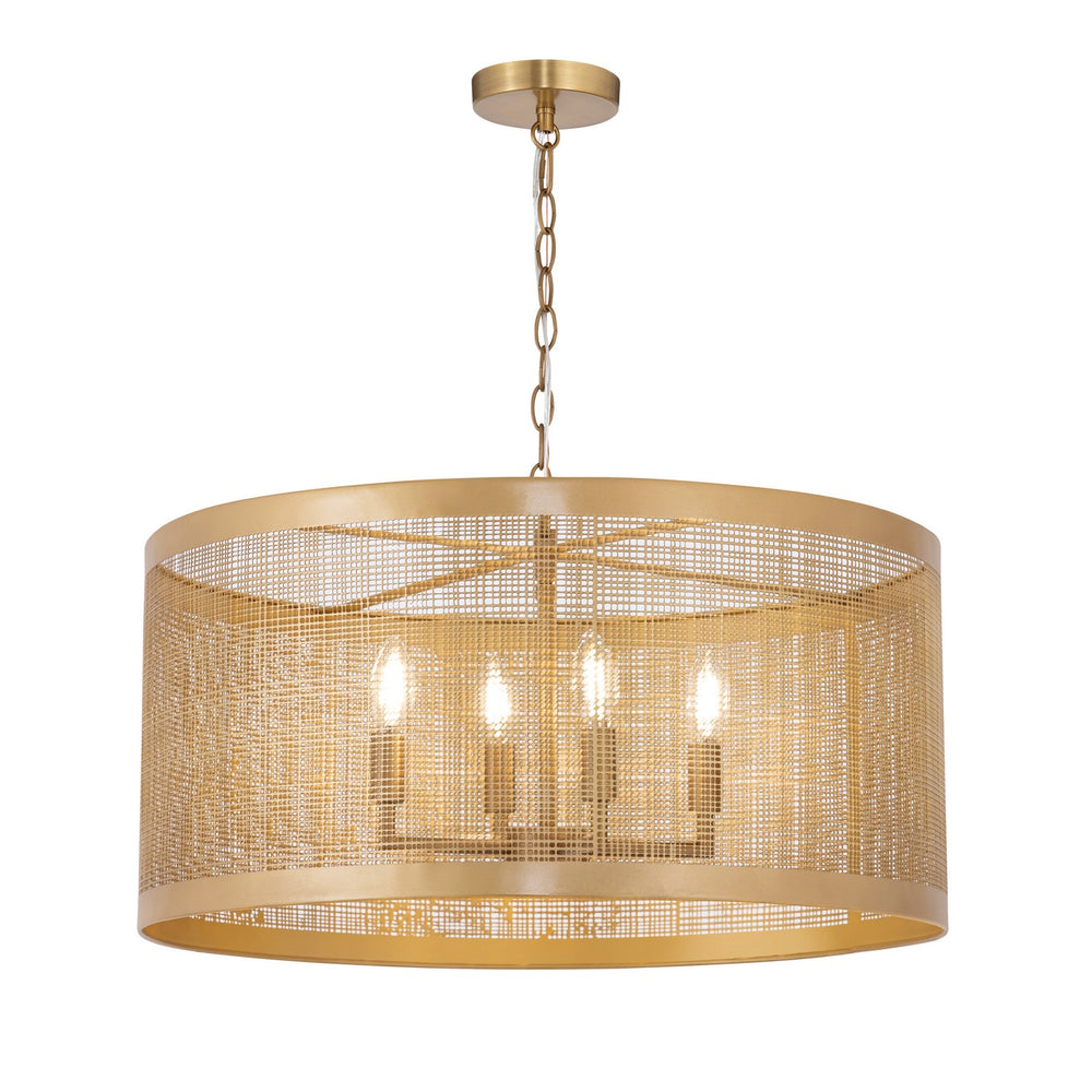 Maxim - 31224GLD - Four Light Pendant - Hatcher - Gold