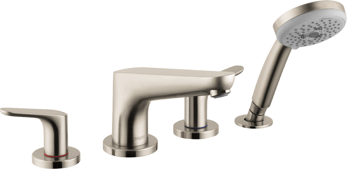 4-Hole Roman Tub Set Trim with 1.8 GPM Handshower in Multiple Finishes