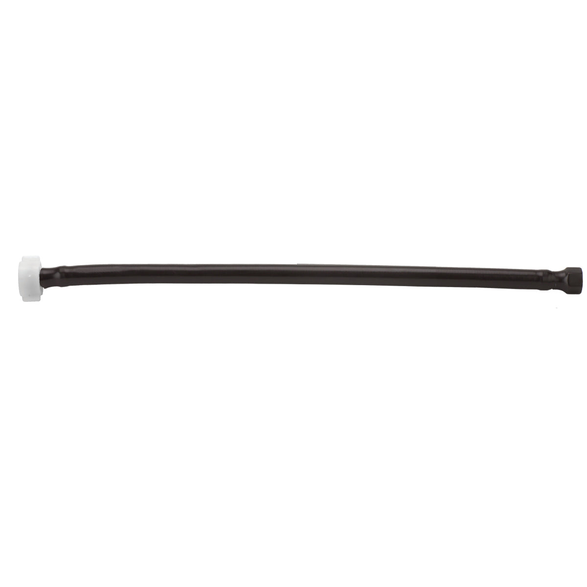 JACLOFLEX™ Black (BLAK) Decorative Cover Stainless Steel Flexible Braided 3/8" O.D. x 7/8" I.D.- 12" Toilet Supply Line with Plastic Nut in Multiple Finishes