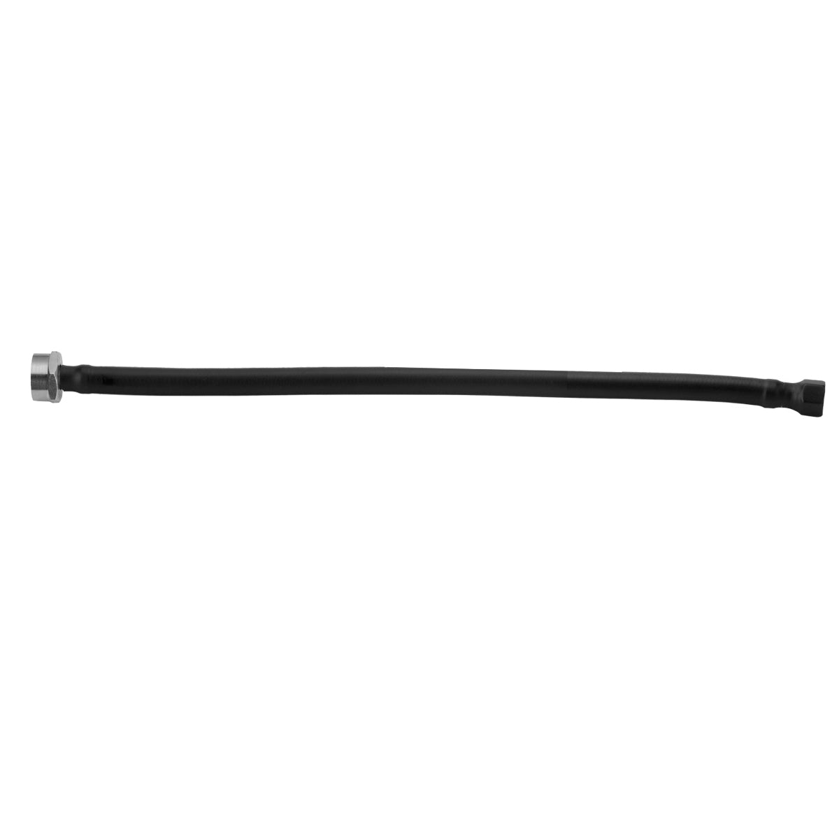 JACLOFLEX™ Black (BLAK) Decorative Cover Stainless Steel Flexible Braided 3/8" O.D. x 7/8" I.D.- 20" Toilet Supply Line with Metal Nut in Multiple Finishes - Maison&Co.
