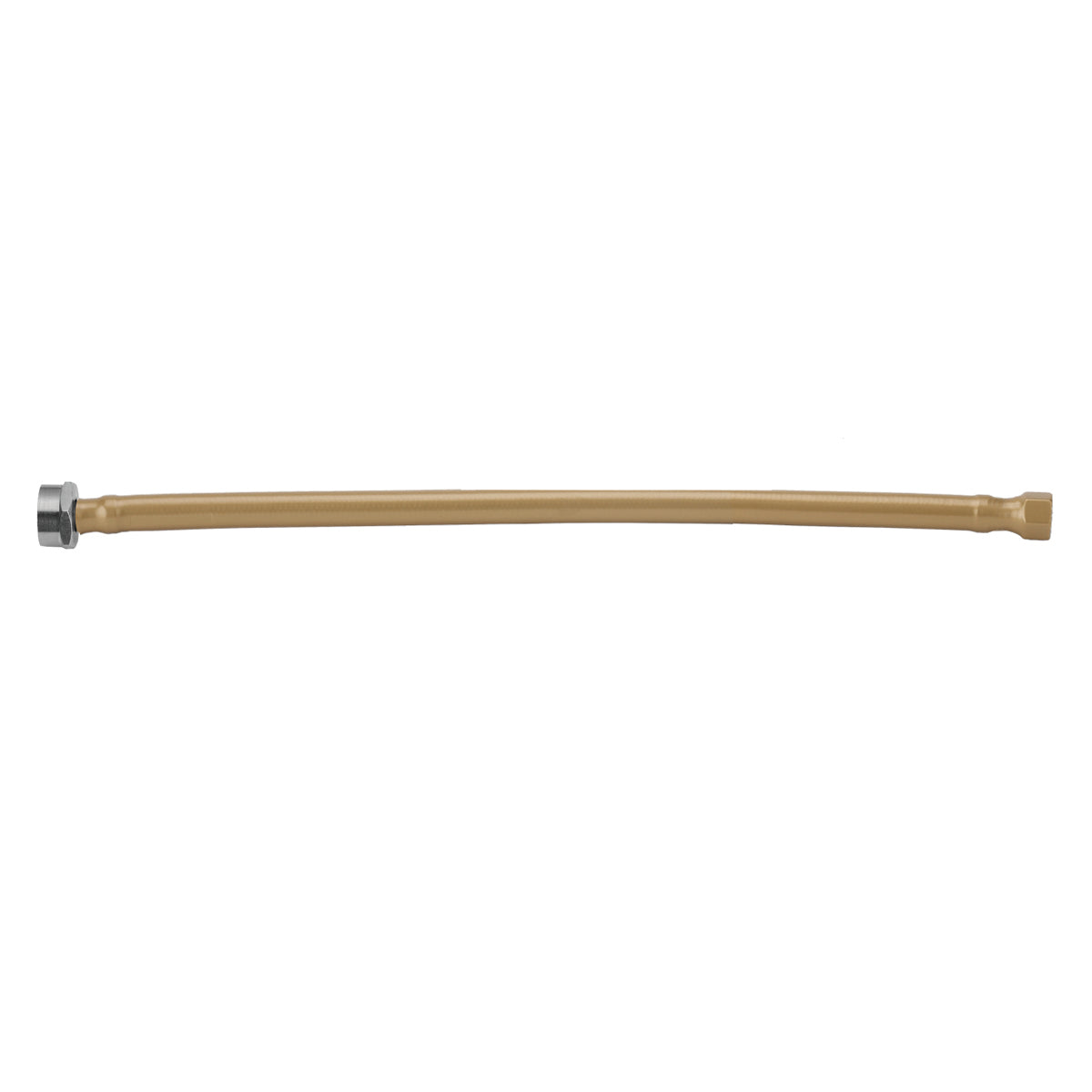 JACLOFLEX™ Black (BLAK) Decorative Cover Stainless Steel Flexible Braided 3/8" O.D. x 7/8" I.D.- 20" Toilet Supply Line with Metal Nut in Multiple Finishes - Maison&Co.