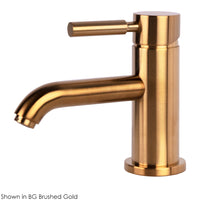 Deck-mount single-hole faucet with a pop-up and lever handle. Water flow rate: 1 gpm pressure compensating aerator, - Maison&Co.