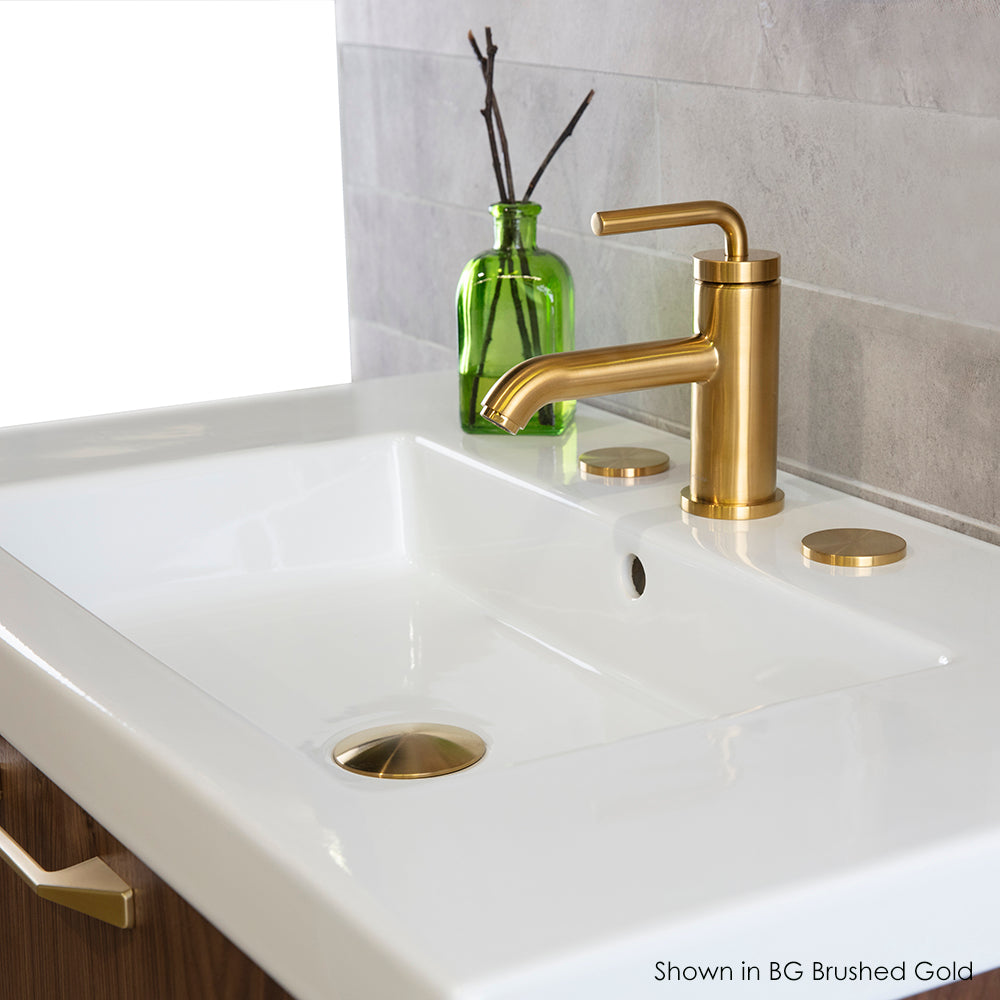 Covers extra hole drilling on your sink. Available in seven different finishes, includes mounting hardware, DIAM: 2", THICKNESS: 1/4"