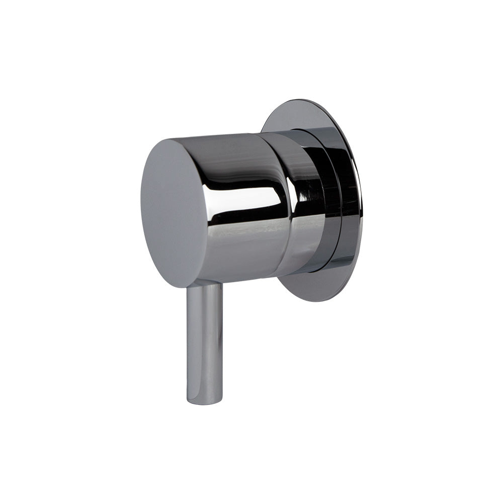 TRIM ONLY - 3-Way diverter valve GPM 10 (43.5 PSI) with square back plate and round lever handle - Maison&Co.