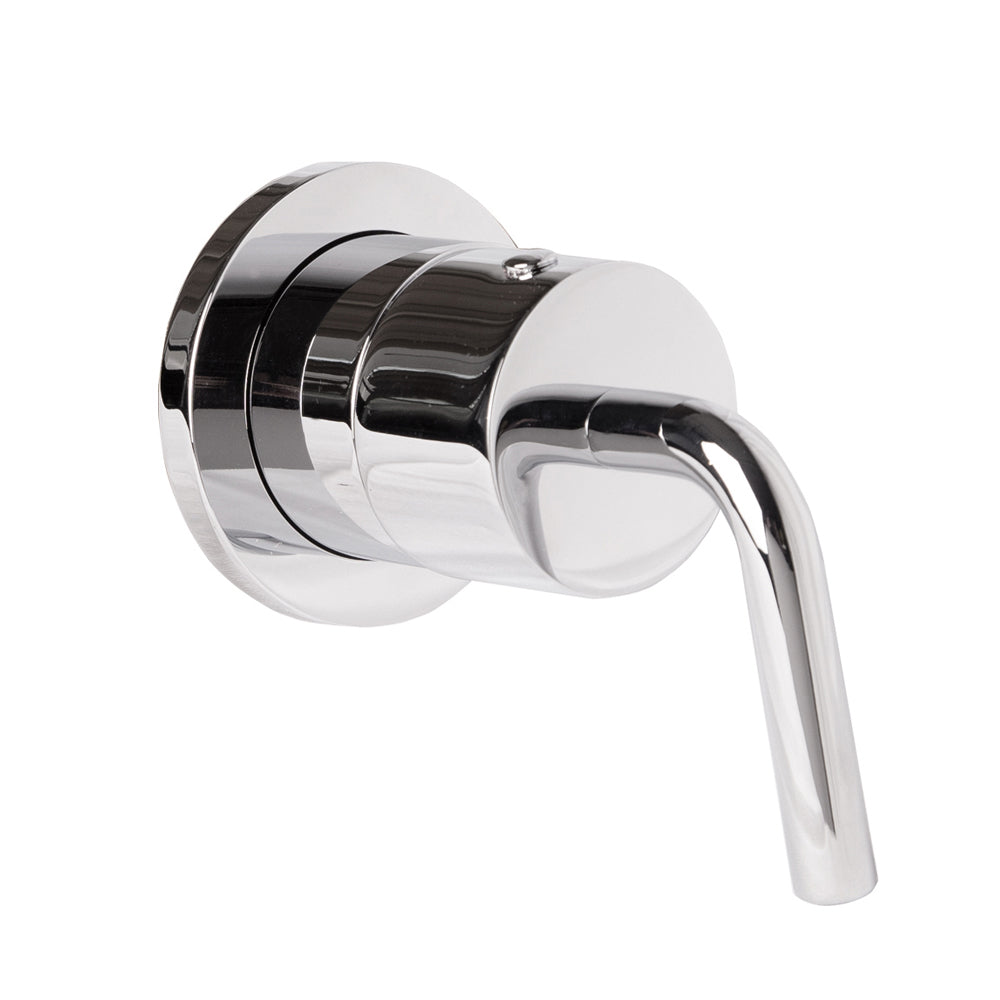 TRIM ONLY - 3-way diverter, flow rate 10 GPM (43.5 PST), curved lever handle, round backplate - Maison&Co.