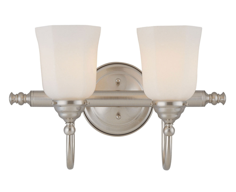 Savoy House - 8-1062-2-SN - Two Light Bath Bar - Brunswick - Satin Nickel