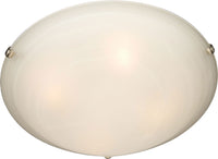 Malaga Three Light Flush Mount in Multiple Finishes - Maison&Co.