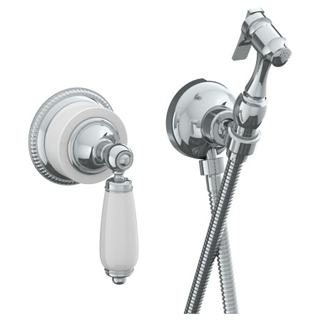 Wall Mounted Bidet Spray Set & Progressive Mixer With 49" Hose