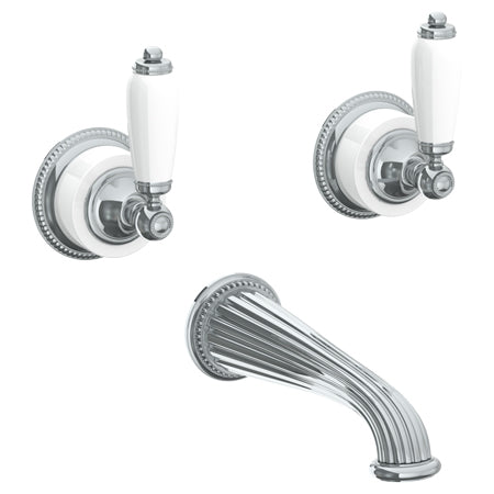 Wall Mounted 3 Hole Bath Set