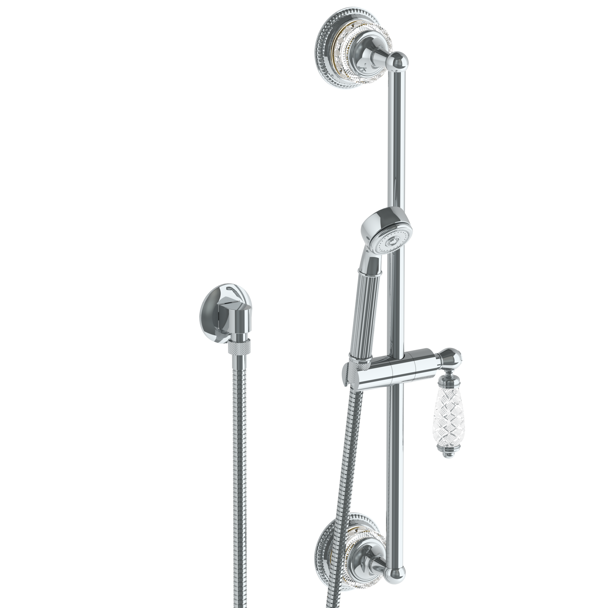 Positioning Bar Shower Kit With Hand Shower And 69" Hose