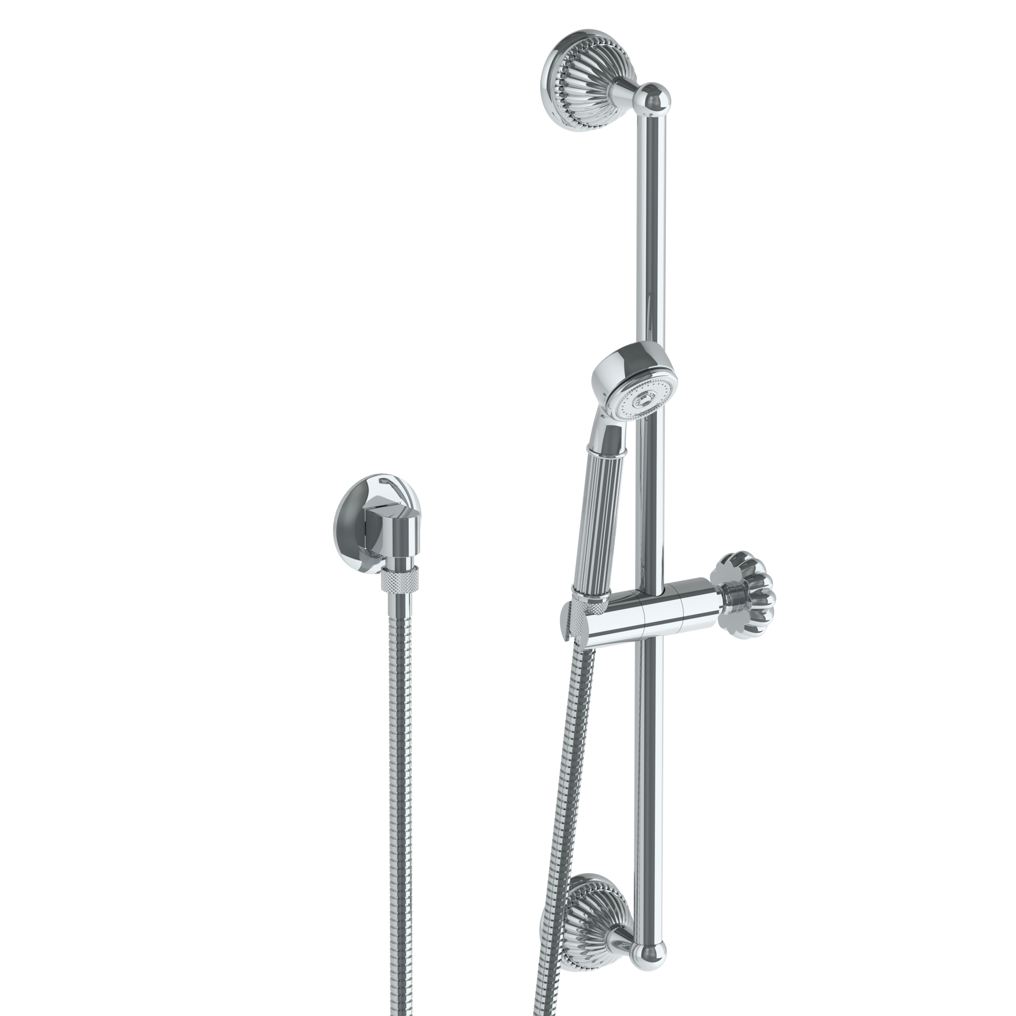 Positioning Bar Shower Kit With Hand Shower And 69" Hose