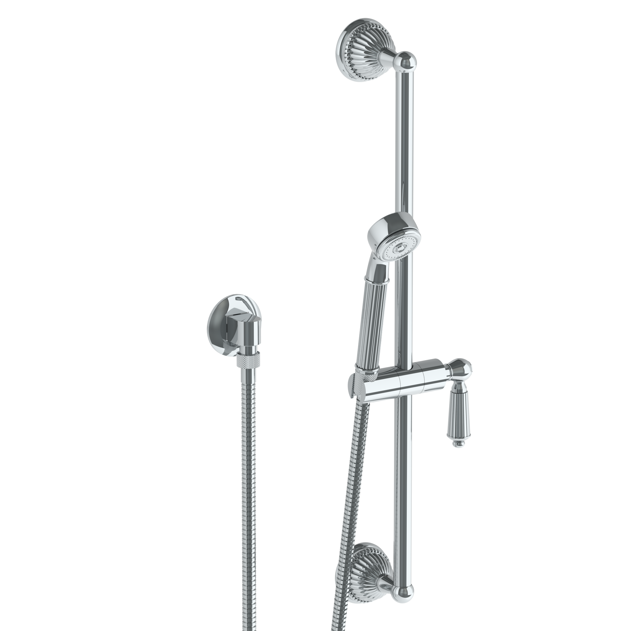 Positioning Bar Shower Kit With Hand Shower And 69" Hose