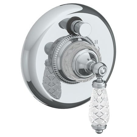 Wall Mounted Pressure Balance Shower Trim With Diverter, 7" Dia.