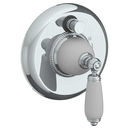 Wall Mounted Pressure Balance Shower Trim With Diverter, 7" Dia.