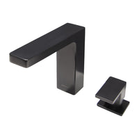 Deck mount two hole faucet with a square neck spout, lever handle, and a pop up drain SPOUT: 6", H:5 1/8" - Maison&Co.