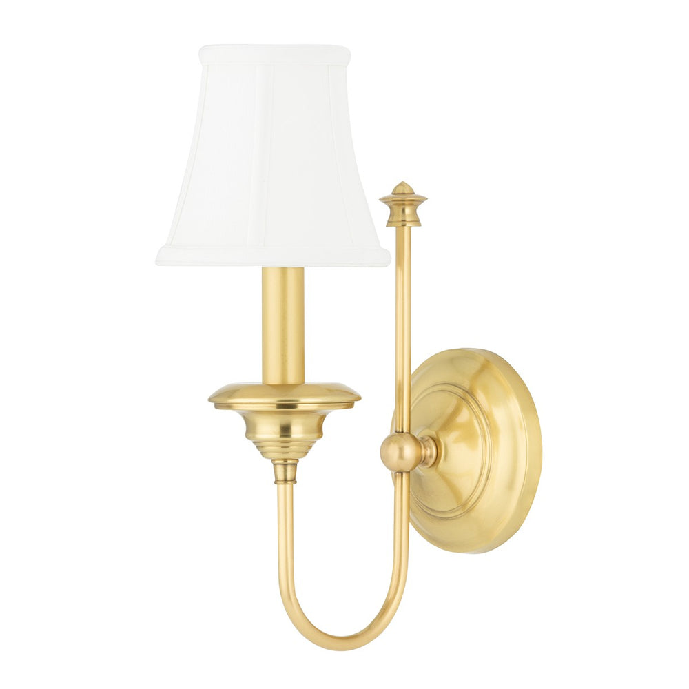 Hudson Valley - 8711-AGB - One Light Wall Sconce - Yorktown - Aged Brass