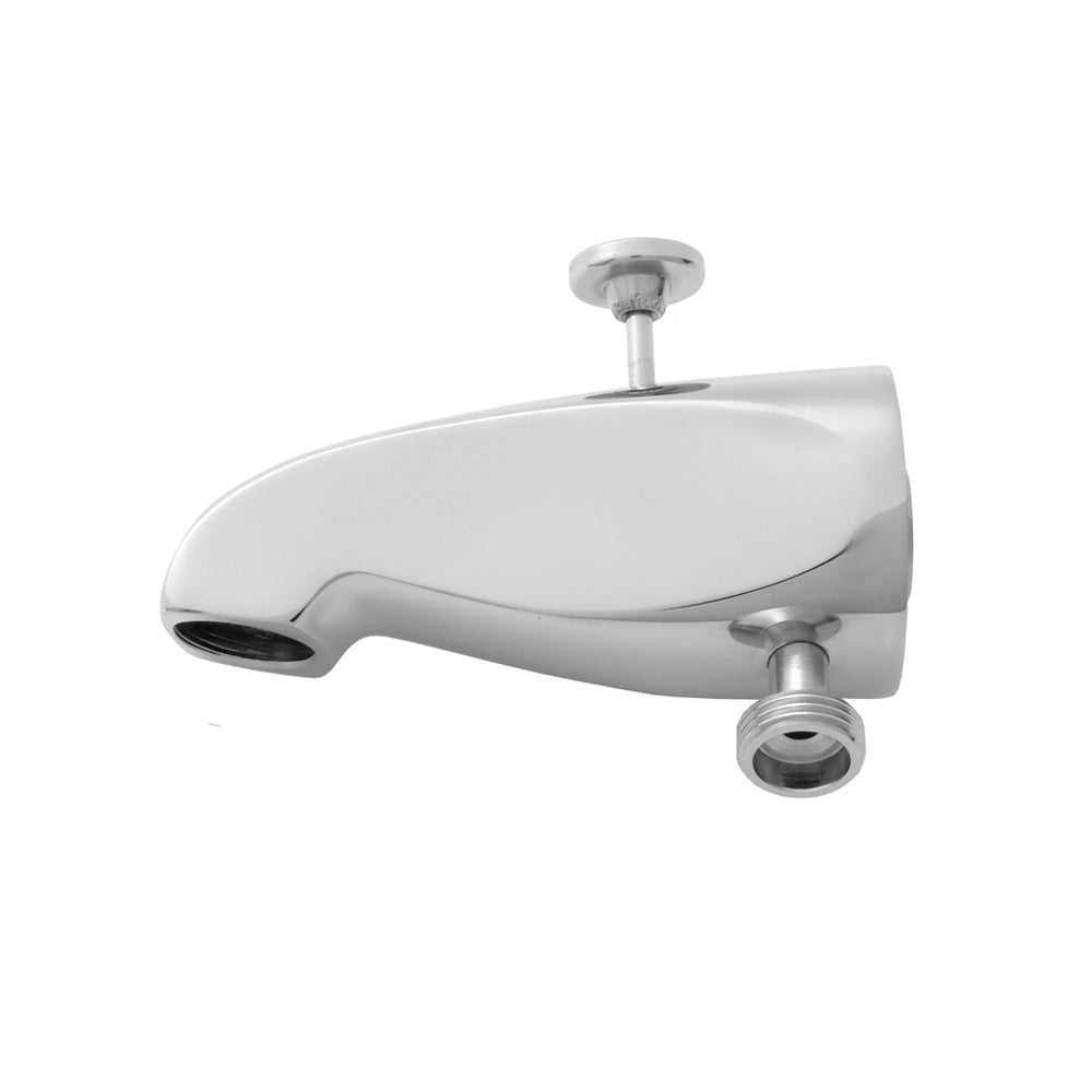 Brass Diverter Tub Spout with Handshower Outlet in Multiple Finishes