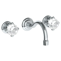 Wall Mounted 3 Hole Lavatory Set With 6 1/2" Ctc Spout - Maison&Co.