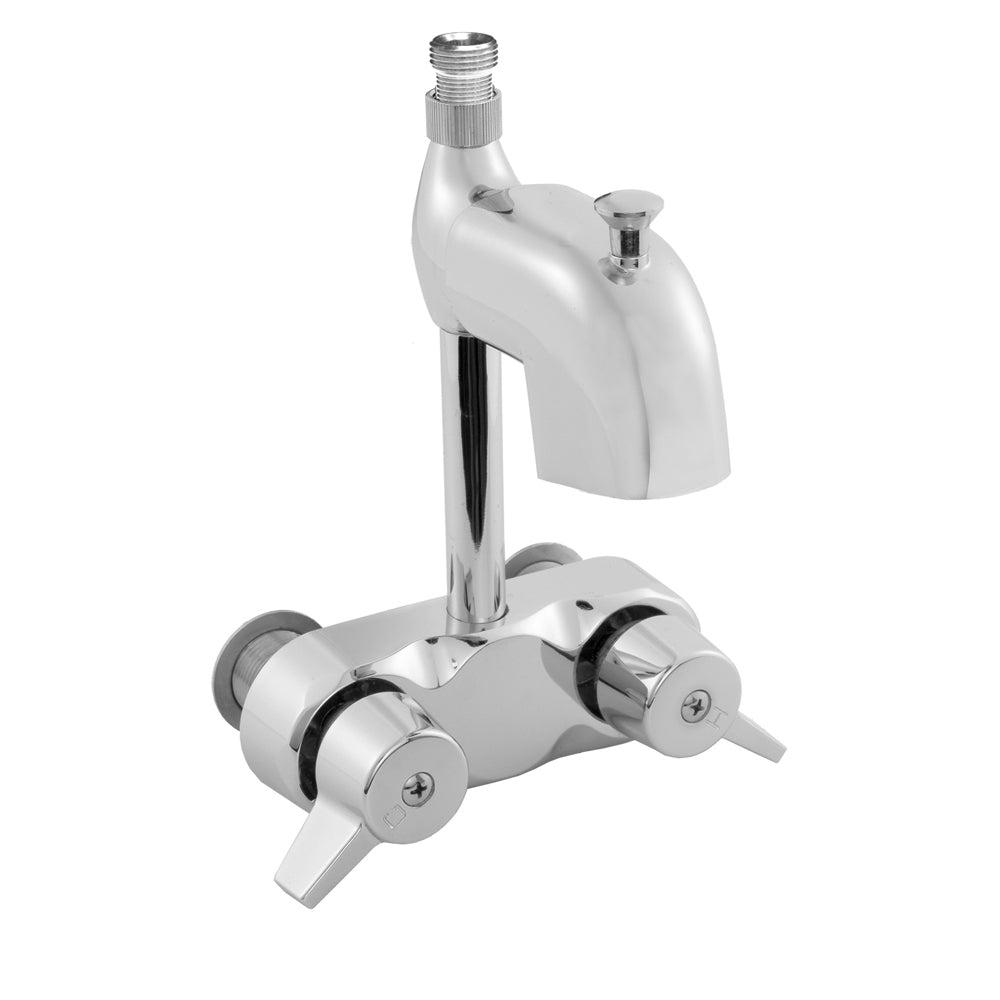 Code Pattern Diverter Bath Faucet to Fit Four-Legged Claw Foot Tubs in Polished Chrome (PCH) Finish