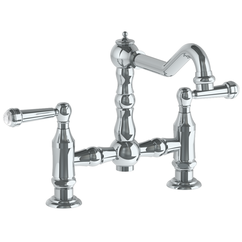 Deck Mounted Bridge Kitchen Faucet