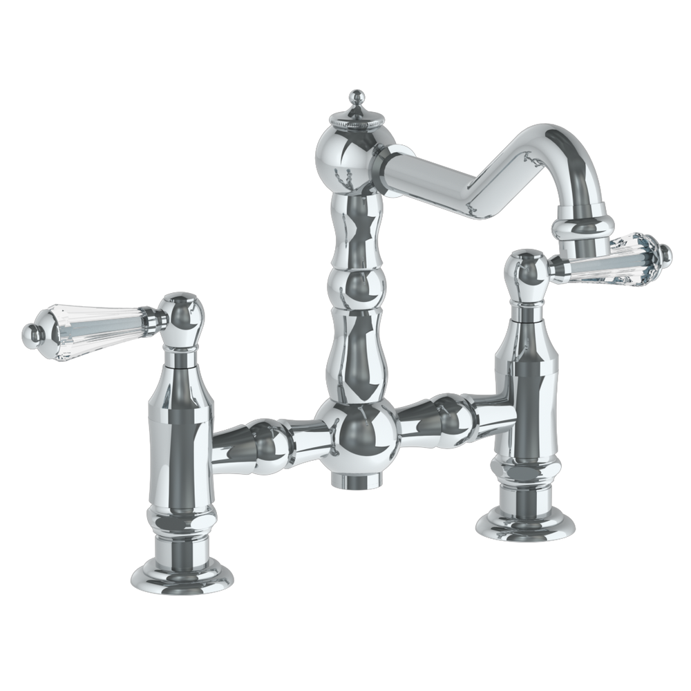 Deck Mounted Bridge Kitchen Faucet