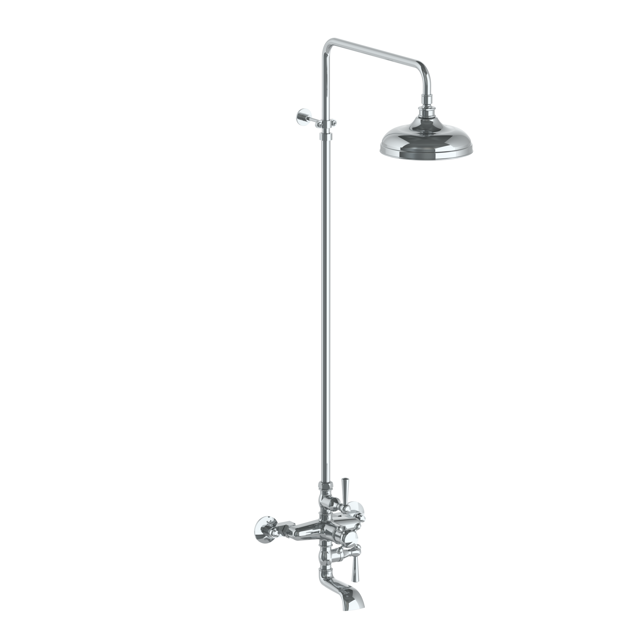 Wall Mounted Exposed Thermostatic Tub/ Shower Set