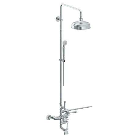 Wall Mounted Exposed Thermostatic Tub/ Shower With Hand Shower Set