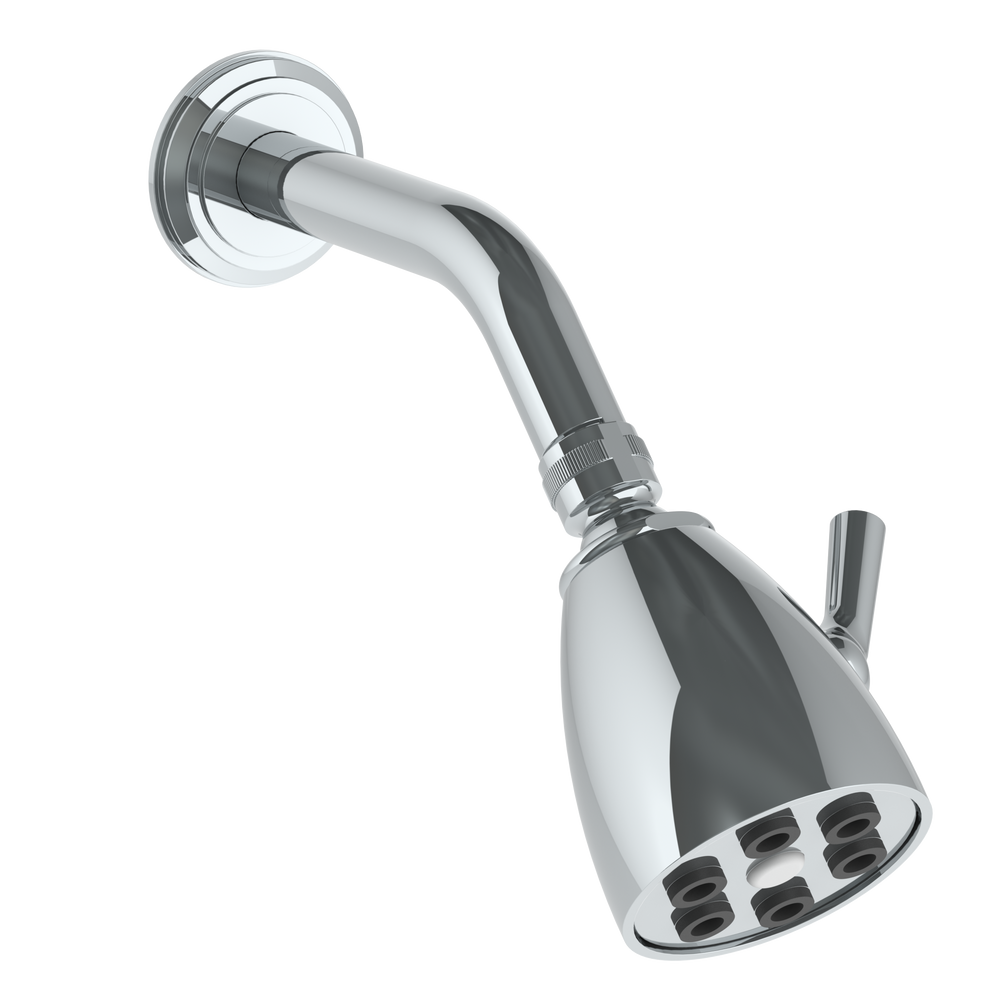 Wall Mounted Showerhead, 2 3/4"Dia, With 7 1/2" Arm And Flange