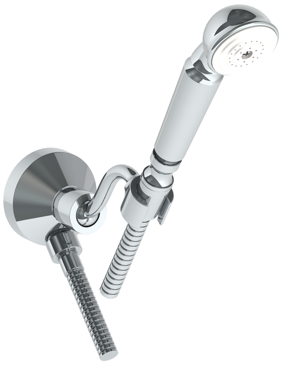 Wall Mounted Hand Shower Set With Hand Shower And 69" Hose