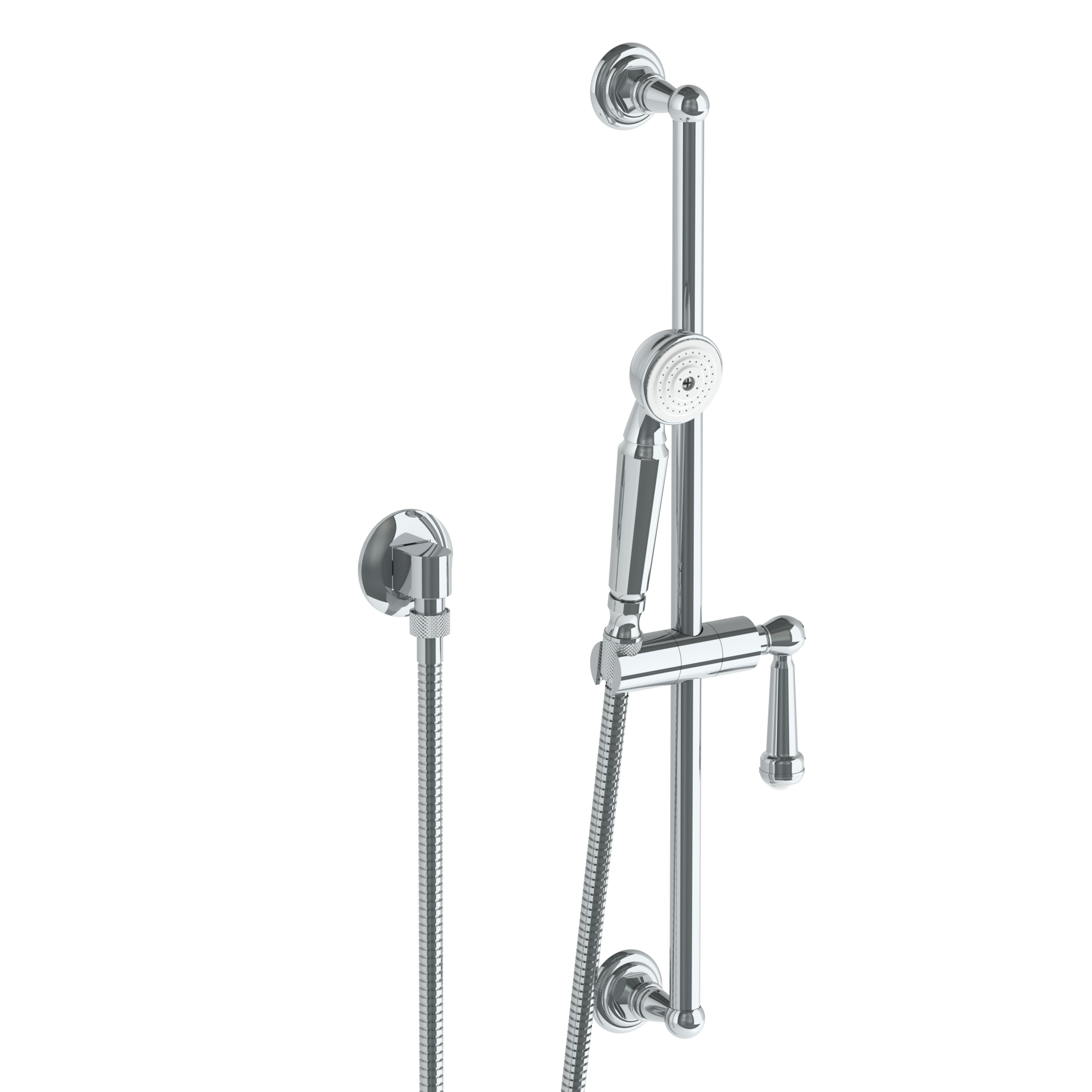 Positioning Bar Shower Kit With Hand Shower And 69" Hose