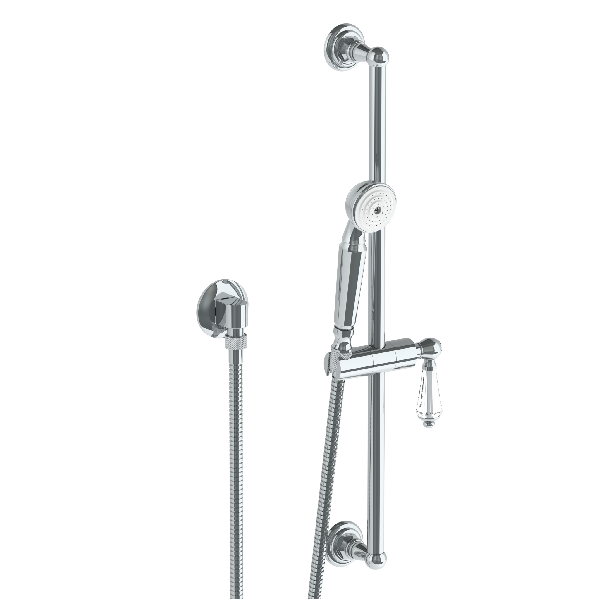 Positioning Bar Shower Kit With Hand Shower And 69" Hose