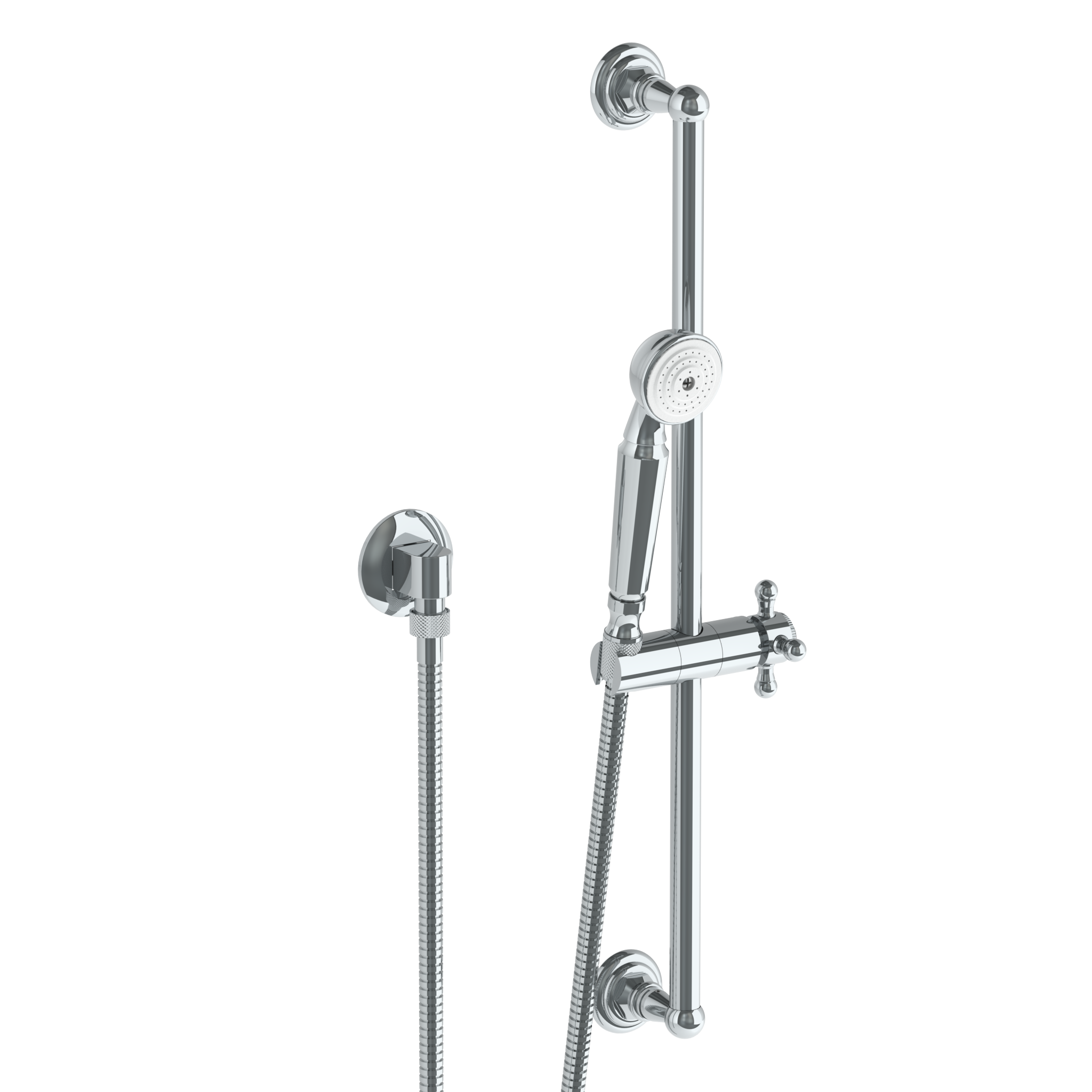 Positioning Bar Shower Kit With Hand Shower And 69" Hose