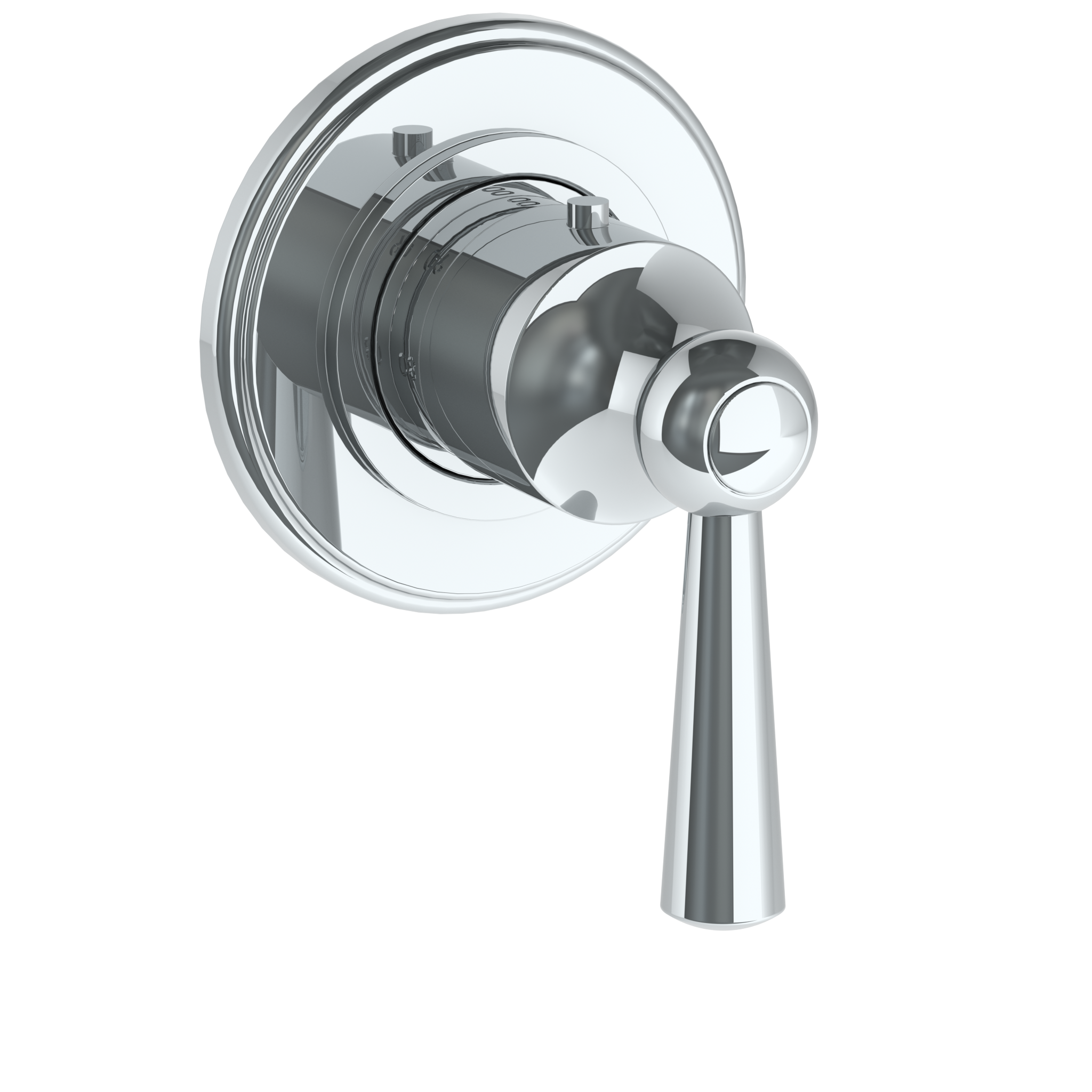 Wall Mounted Mini Thermostatic Shower Trim, 3 1/2" Dia.