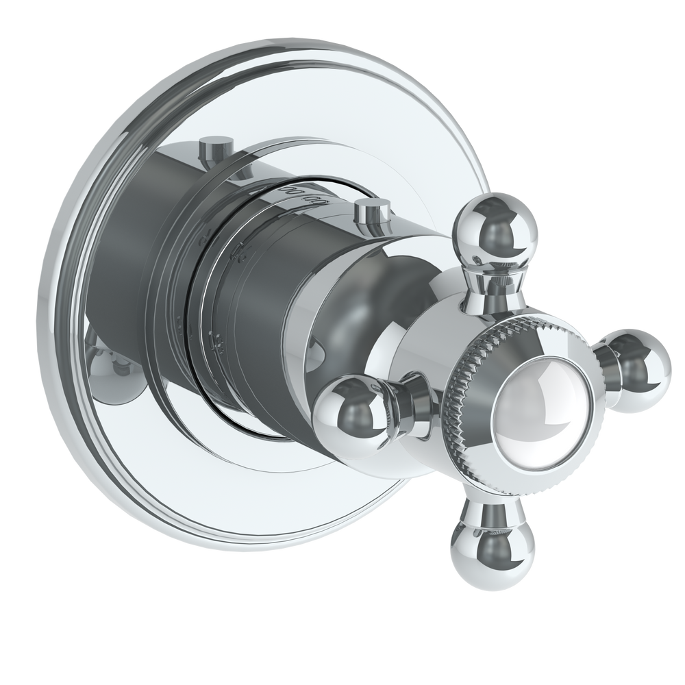 Wall Mounted Mini Thermostatic Shower Trim, 3 1/2" Dia.