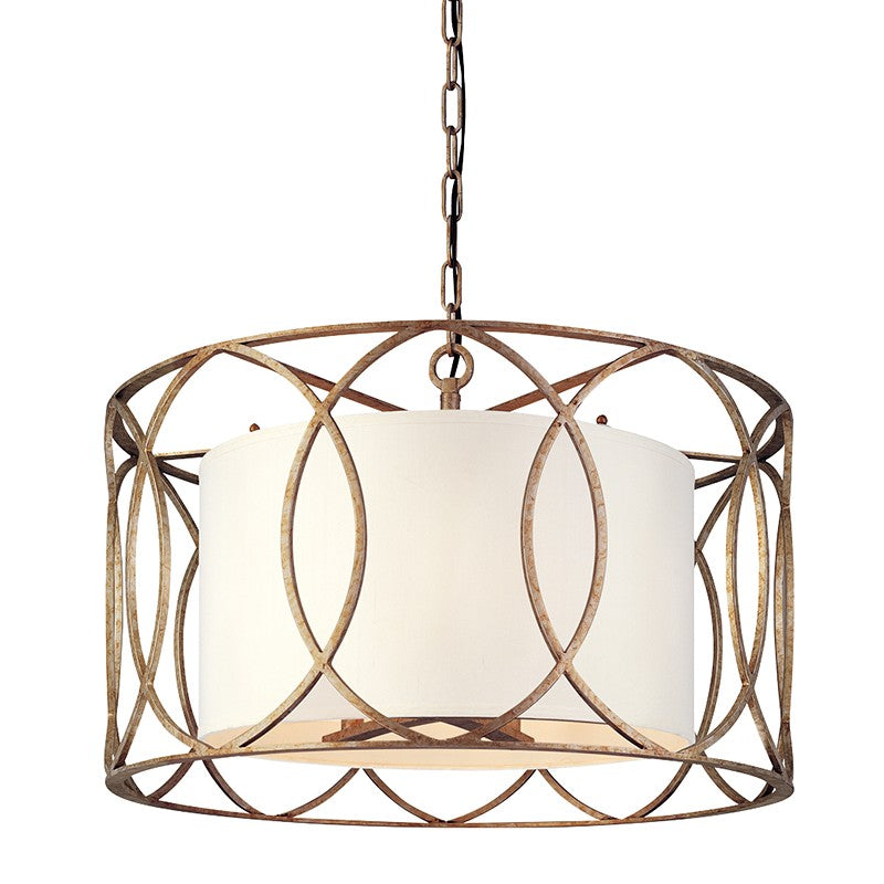 Troy Lighting - F1285-SG - Five Light Chandelier - Sausalito - Silver Gold