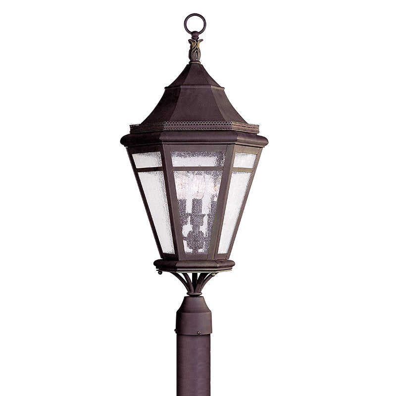 Troy Lighting - P1274NR - Three Light Post Lantern - Morgan Hill - Natural Rust