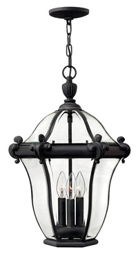 Hinkley - 2442MB - LED Hanging Lantern - San Clemente - Museum Black