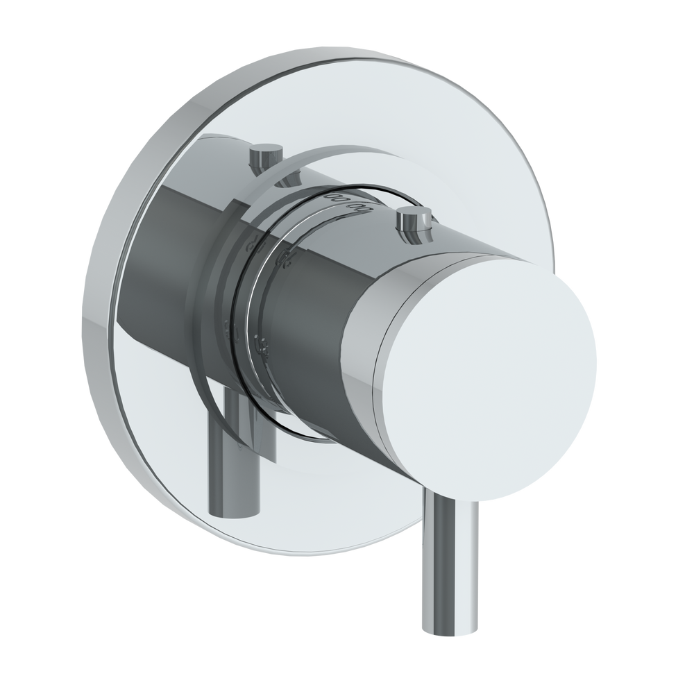 Wall Mounted Mini Thermostatic Shower Trim, 3 1/2" Dia.