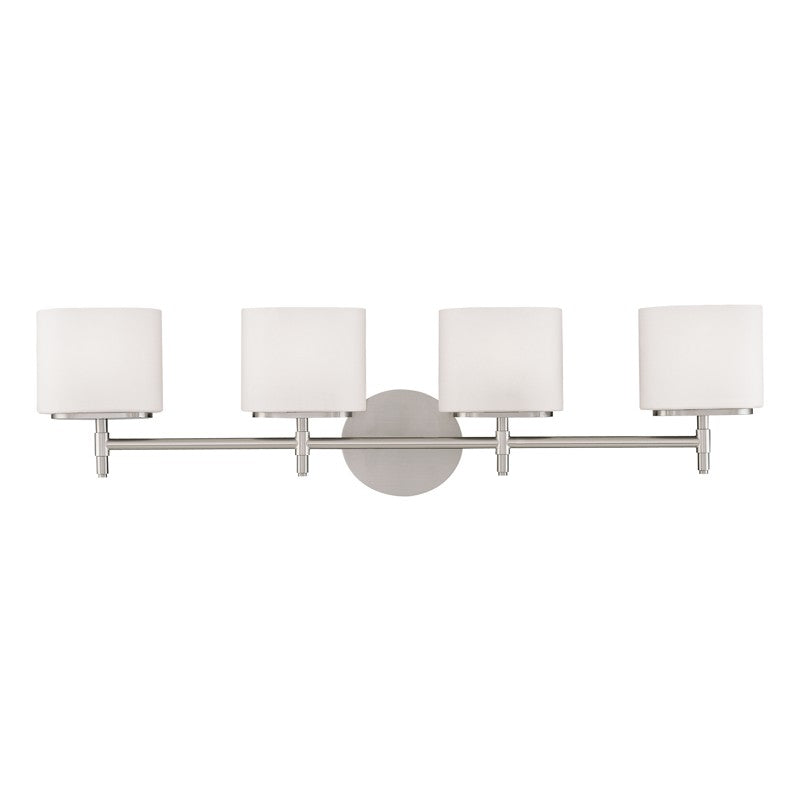 Hudson Valley - 8904-SN - Four Light Bath Bracket - Trinity - Satin Nickel