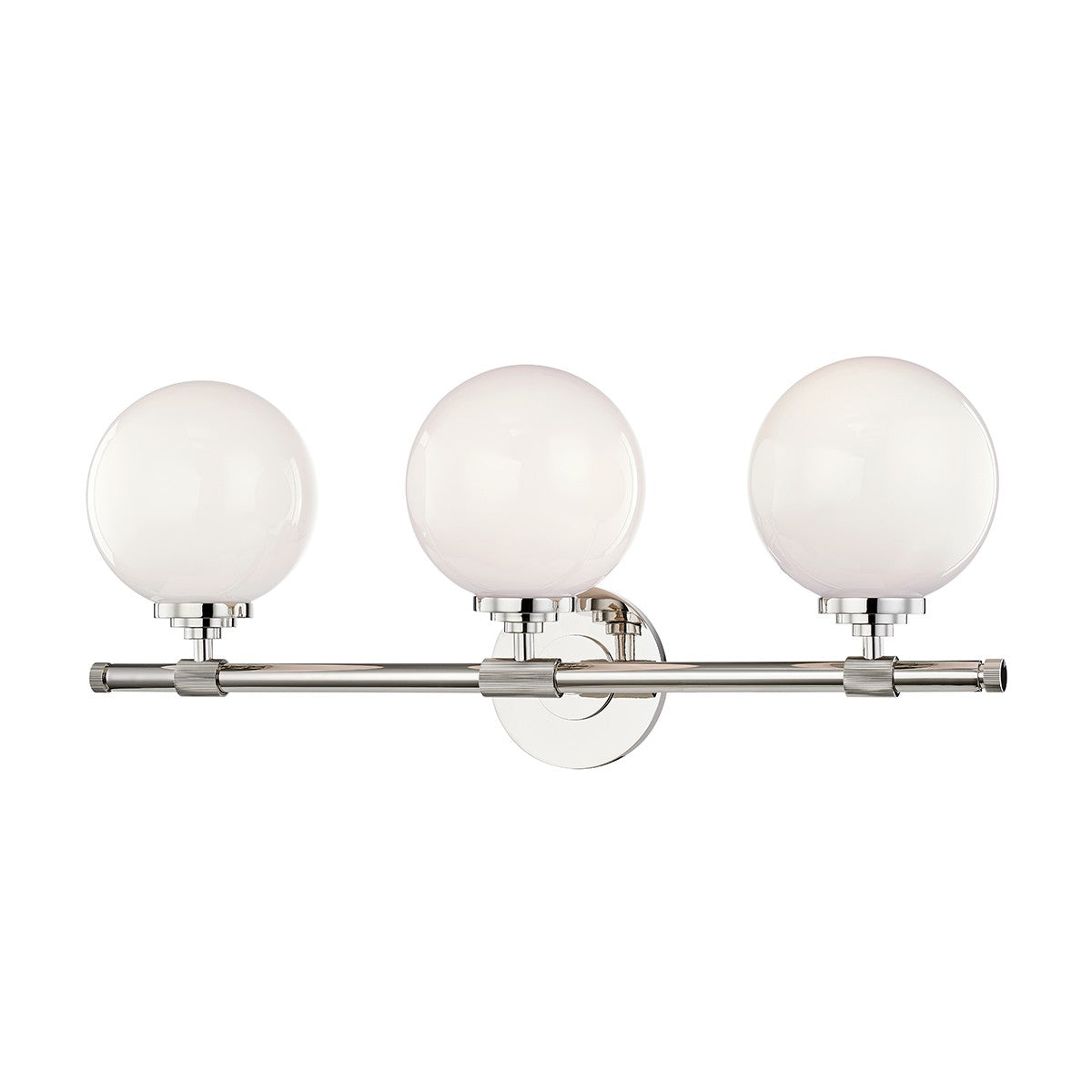 Hudson Valley - 3703-PN - Three Light Bath Bracket - Bowery - Polished Nickel