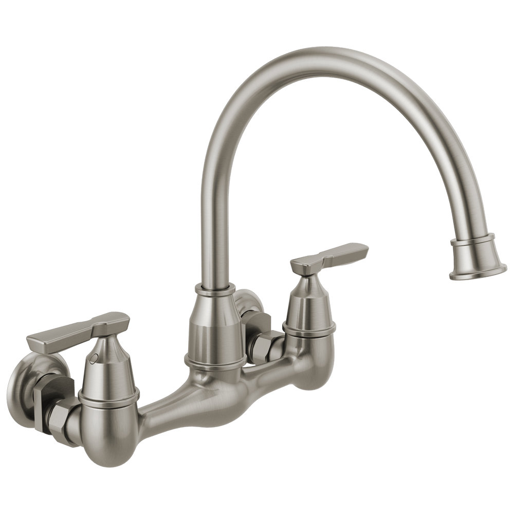 Delta Corin: Two Handle Wall Mounted Kitchen Faucet