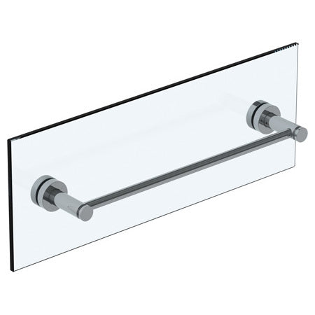 12" Shower Door Pull/ Glass Mount Towel Bar