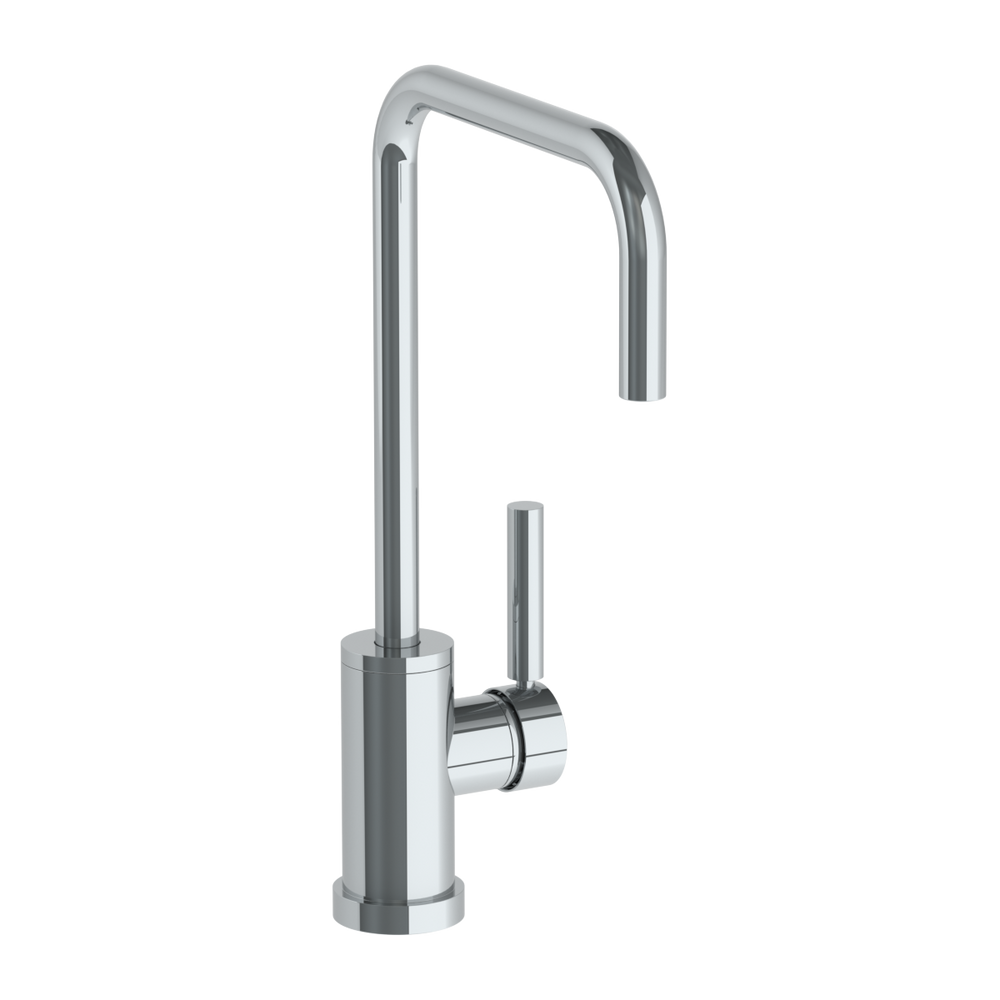 Deck Mounted 1 Hole Square Top Kitchen Faucet